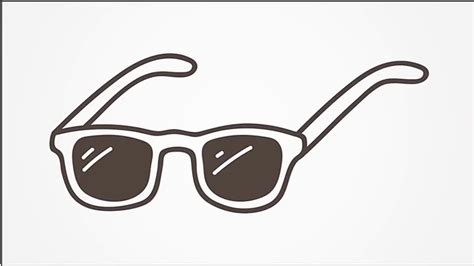 draw sunglasses easy.